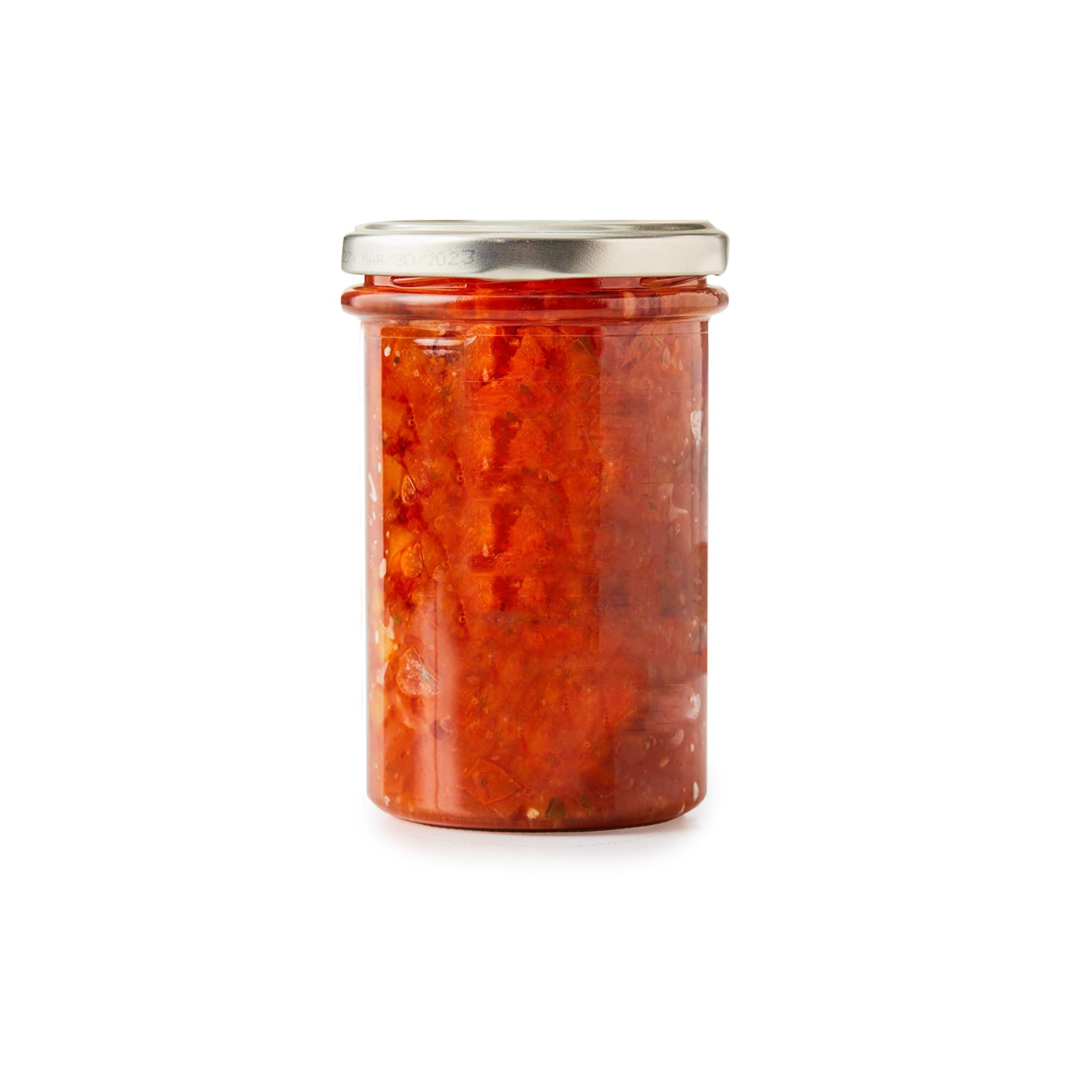 DeLallo DeLallo Italian Tomato Bruschetta Topping, 9.88 Ounce Jar, 3 Pack, Gourmet Dip Spread for Toast & Crackers, Made with Extra Virgin Olive Oil