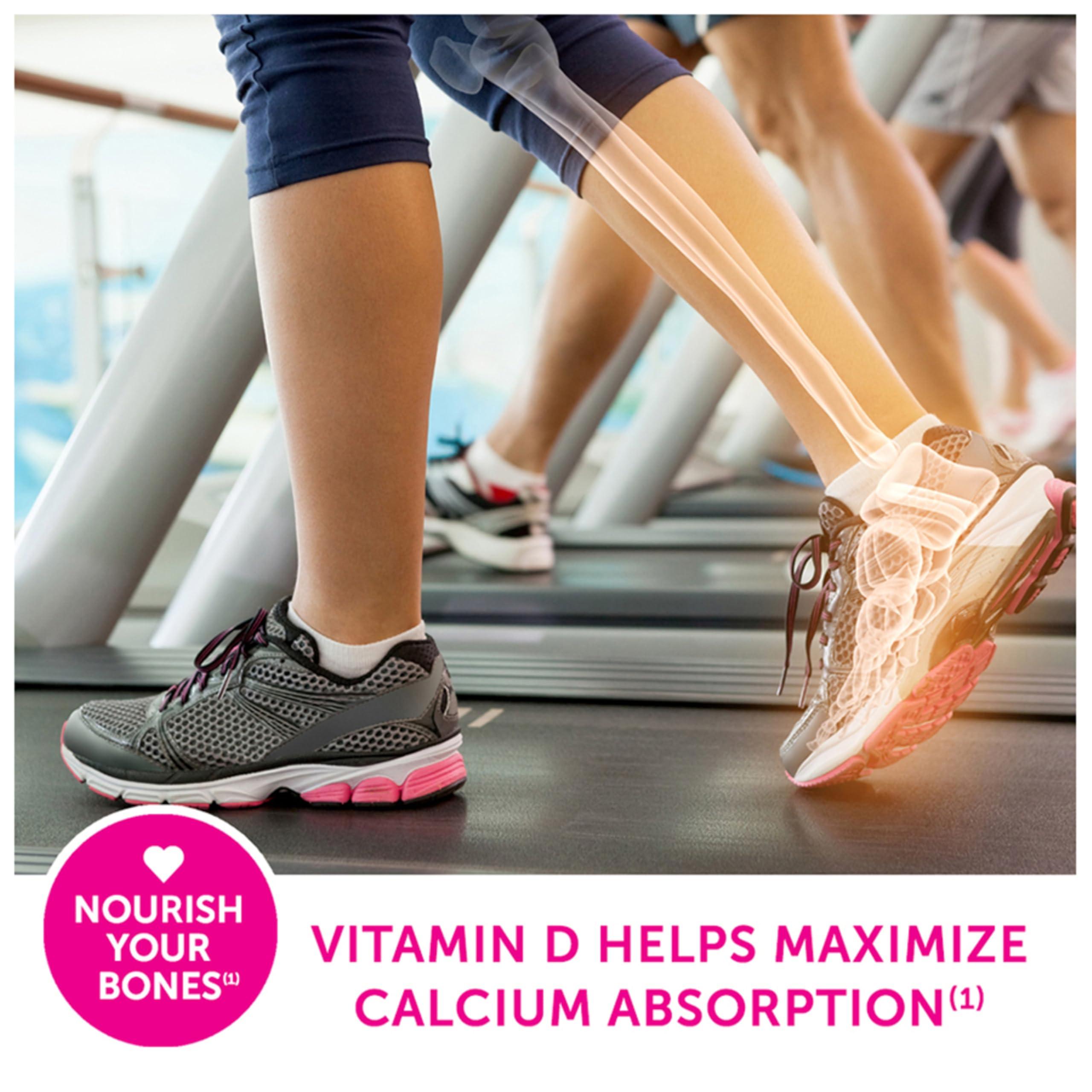 Caltrate Caltrate 600 Plus D3 Calcium and Vitamin D Supplement Tablets, Bone Health Supplements for Adults - 120 Count