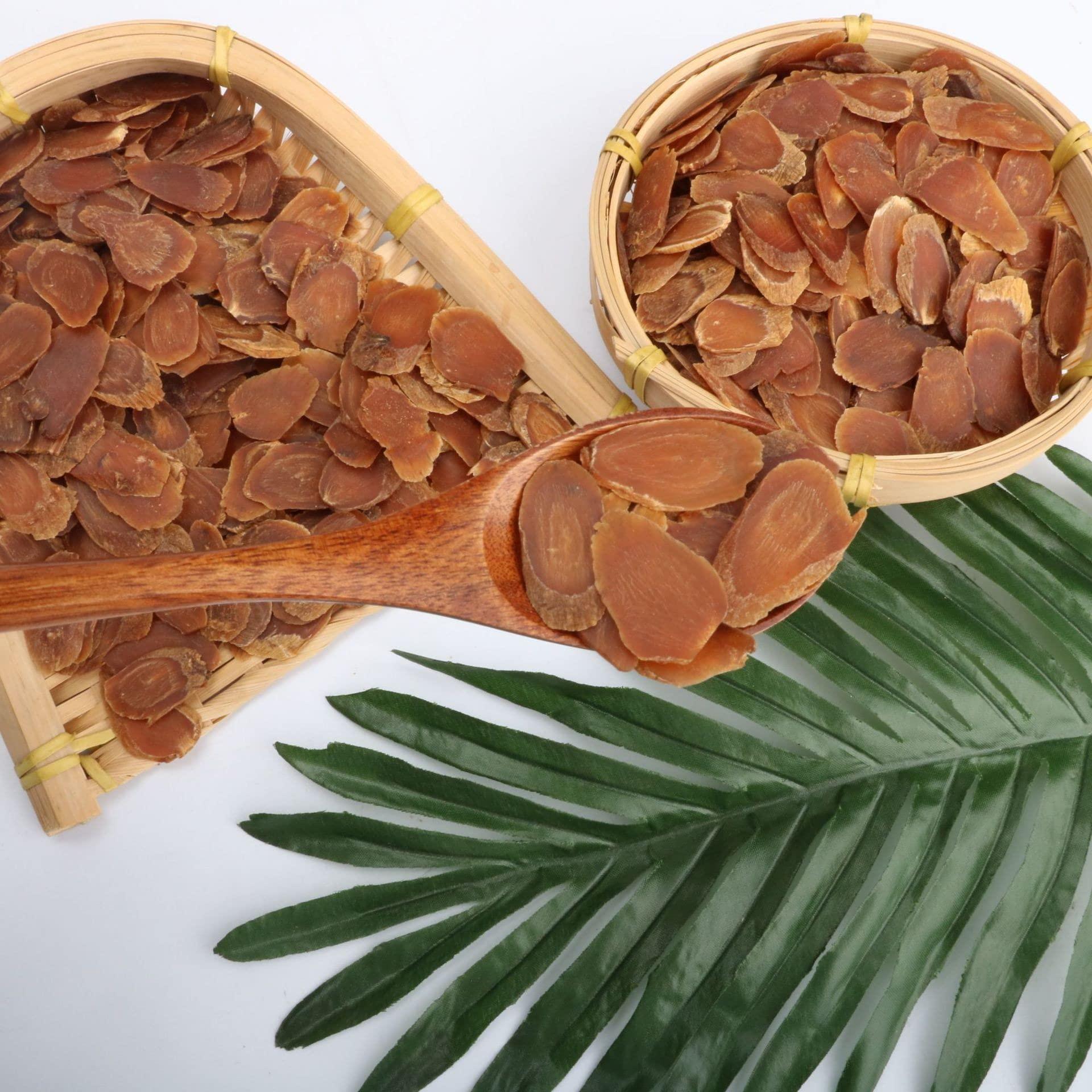 NineLife Basics Wild Organic Korean Ginseng Red Panax Dried Korean Red Ginseng Roots Slice Red Ginseng Tablets 15 Years (1000 g(2.20 Pound))