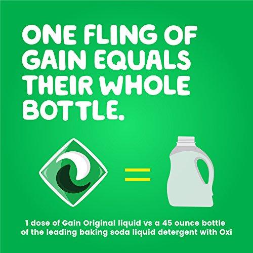 Gain Gain Flings Laundry Detergent Soap Pacs, Original, 35 count