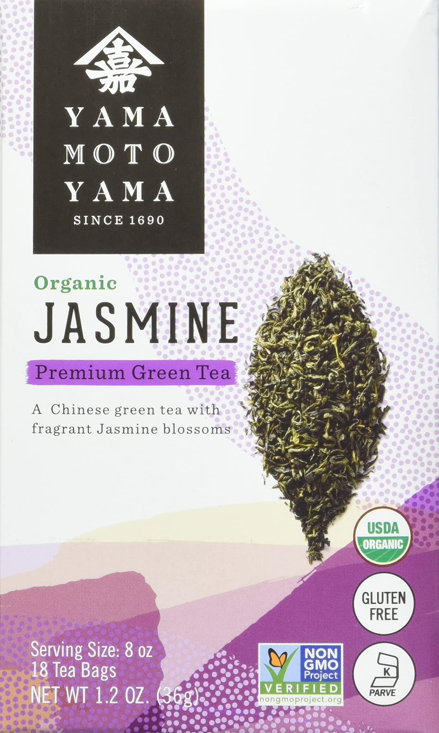 Yamamotoyama Yamamotoyama Organic Jasmine Green Tea Bag 18 ct (Pack of 6)