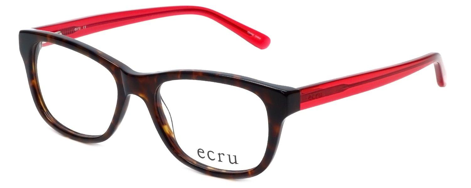 Ecru Ecru Designer Reading Glasses Morrison in Tortoise-Red +3.50