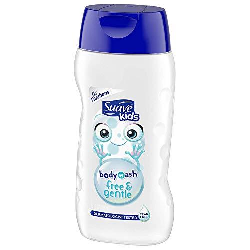 Suave Suave Kids Body Wash - Free & Gentle - Tear Free - 0% Parabens - Net Wt. 12 FL OZ (355 mL) Per Bottle - Pack of 3 Bottles