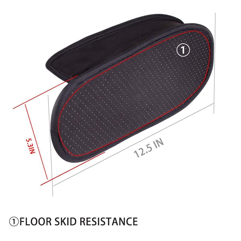 Talsafe 660nm LED Red Light and 880nm Near Infrared Light Therapy Devices Slippers for Foot Pain Relief Light Therapy Device Easily Use at Home Safe for All Types of Skin (Two Pads)