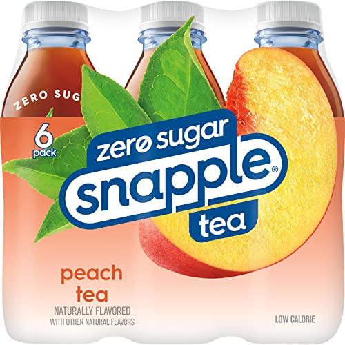 Snapple Snapple Diet Peach Tea, 16 fl oz recycled plastic bottle, 6 pack