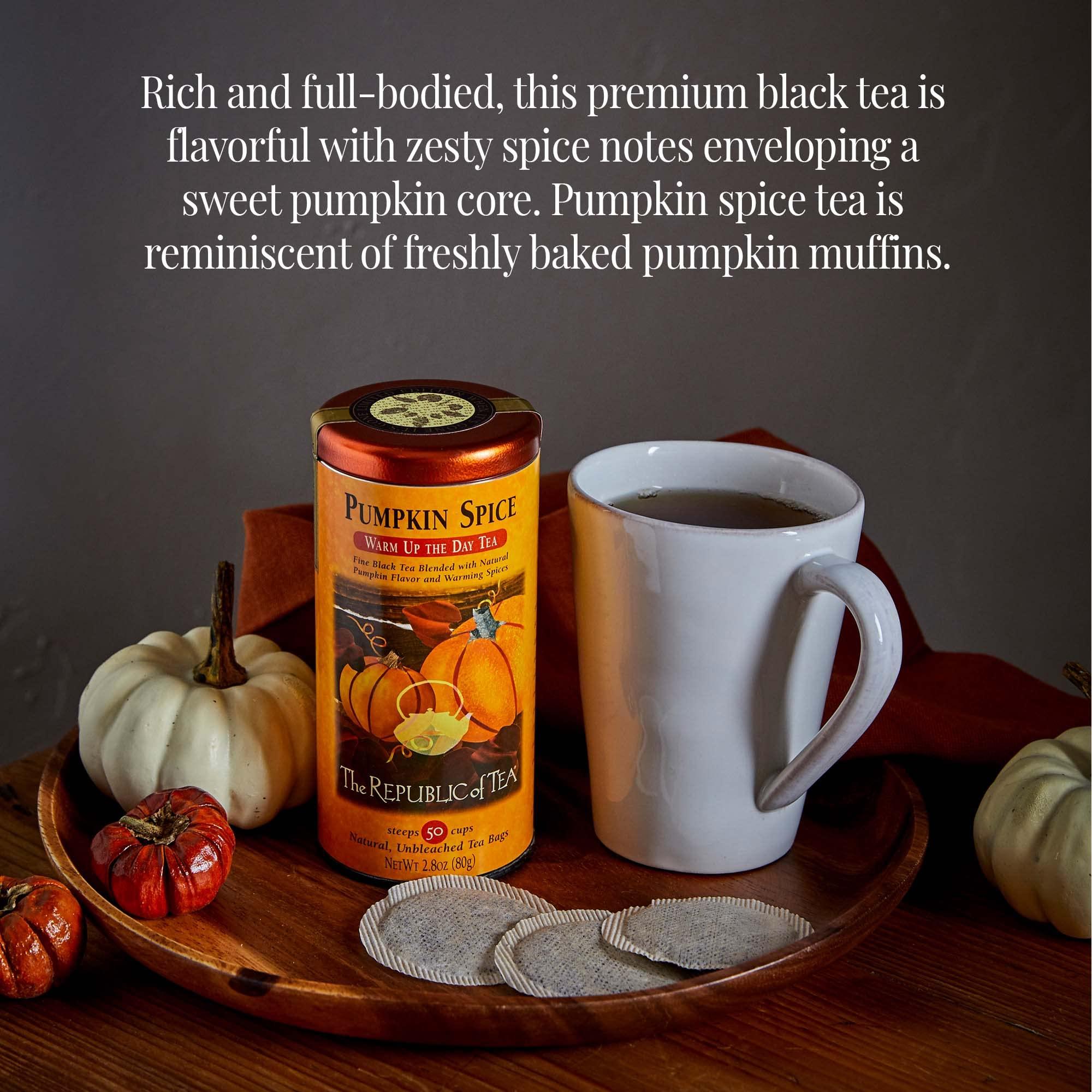 The Republic of Tea The Republic of Tea - Pumpkin Spice Black Tea, 50 Tea Bags
