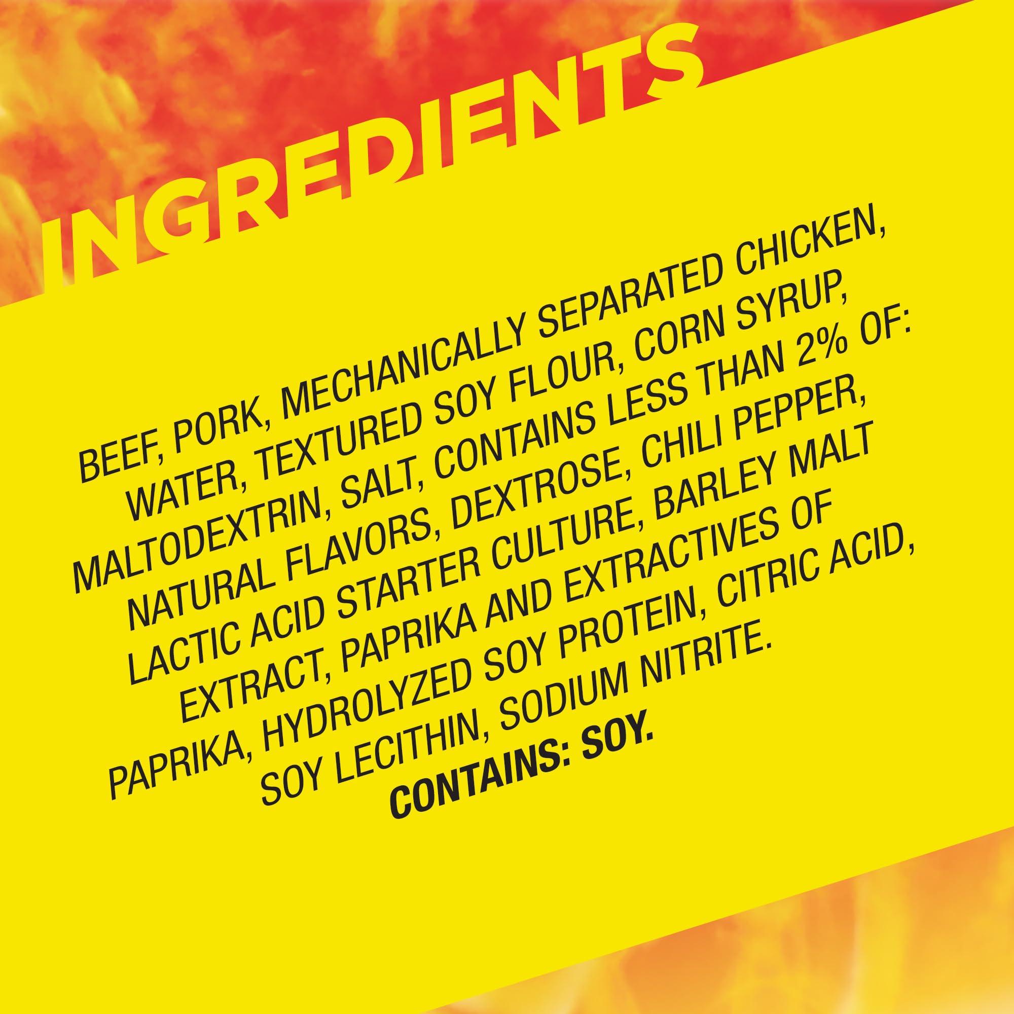 Slim Jim Slim Jim Monster Smoked Meat Sticks, Sonic Chili Cheese Coney Flavor, High Protein, 1.94 oz. (18 Count)