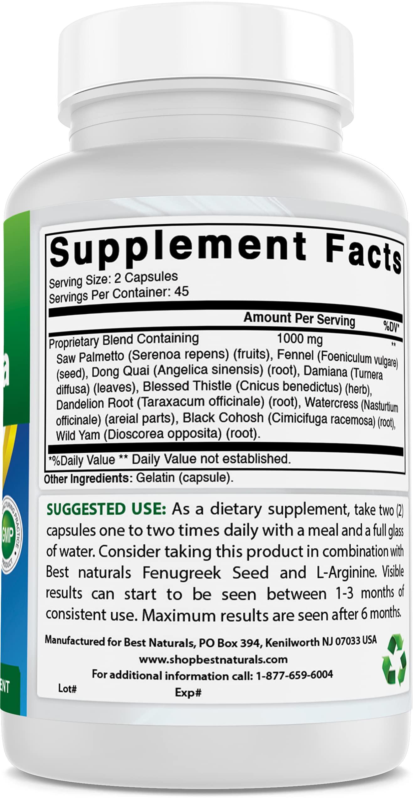 Best Naturals Best Naturals Breast-Ultra Breast Enlargement Pills 90 Capsules (90 Count (Pack of 2))