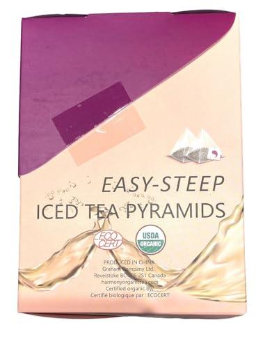 Graham Co. Ltd. Generic Iced Tea Cold Brew PASSIONFRUIT GREEN w/Matcha 25 Pyramids by Harmony Organic