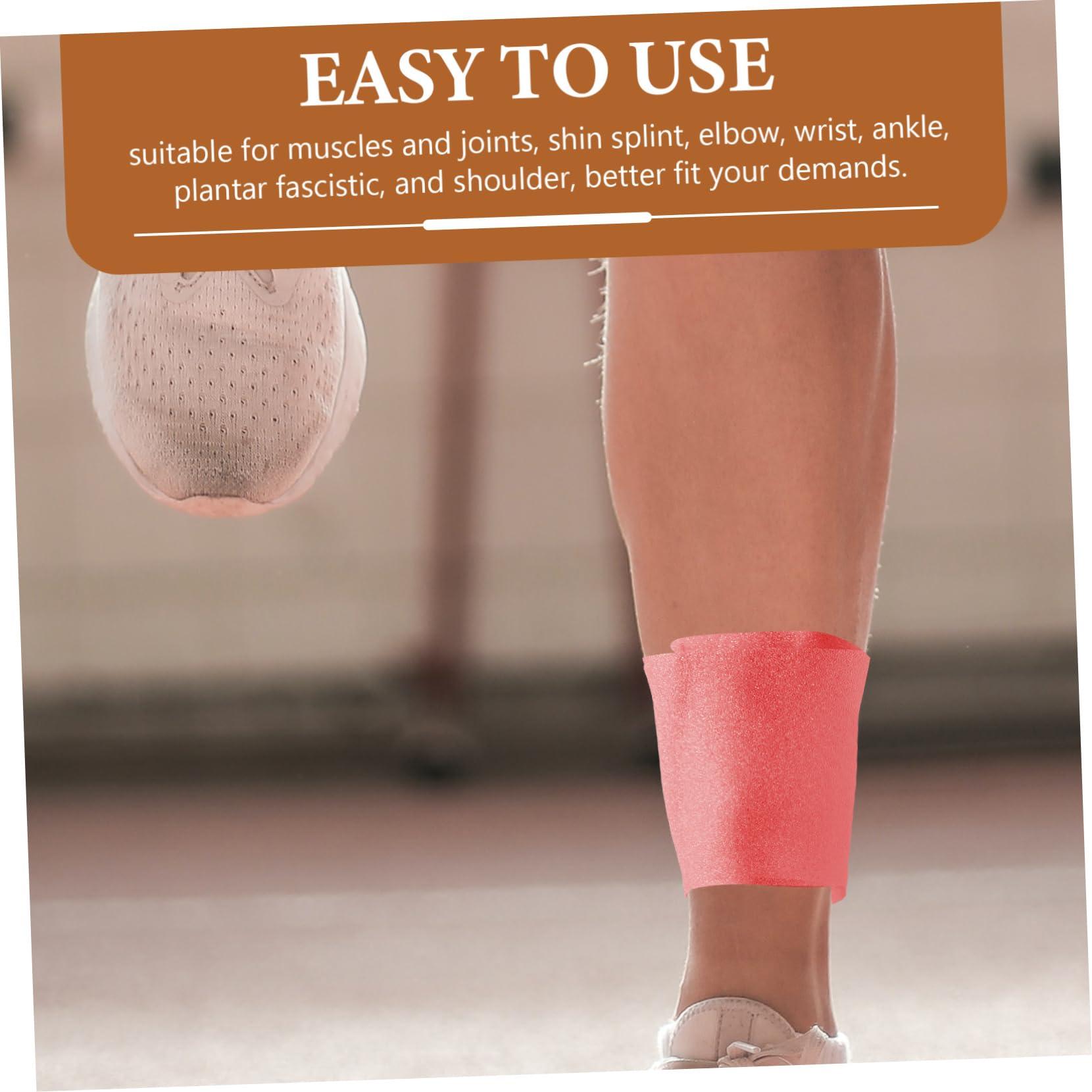 Healifty Healifty 4 Rolls Skin Membrane Supports Muscle Tape Purple Pre Wrap Uncut Knee Tape Wrist Tape Athletic Tape Running Wrap Tape Sports Tapes Kinesiology Tapes Breathable Tapes Bulk Sponge