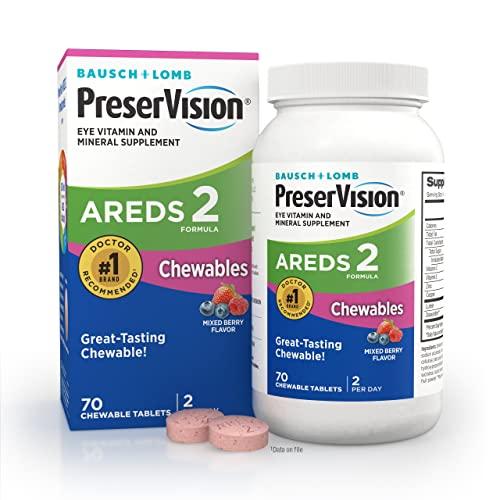 PreserVision PreserVision AREDS 2 Formula Vitamin & Mineral Supplement 70 ct Chewables