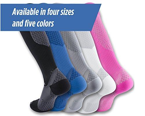 OrthoSleeve OrthoSleeve Compression Socks 20-30mmHg with Plantar Fasciitis Support - X-Large - Blue