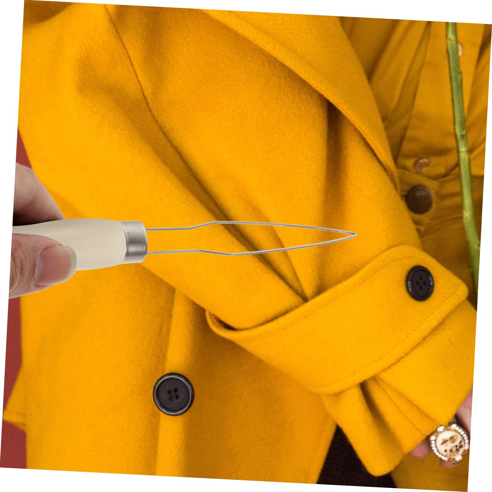 Mobestech Mobestech 15 Pcs Button Threader Button Puller Home Button Aid Shirt Buttons Zipper Pull Helper Easy Buttoning Tool Button Hook Aid Dressing Stick Button Helper Tools Grasp Home Page Plastic