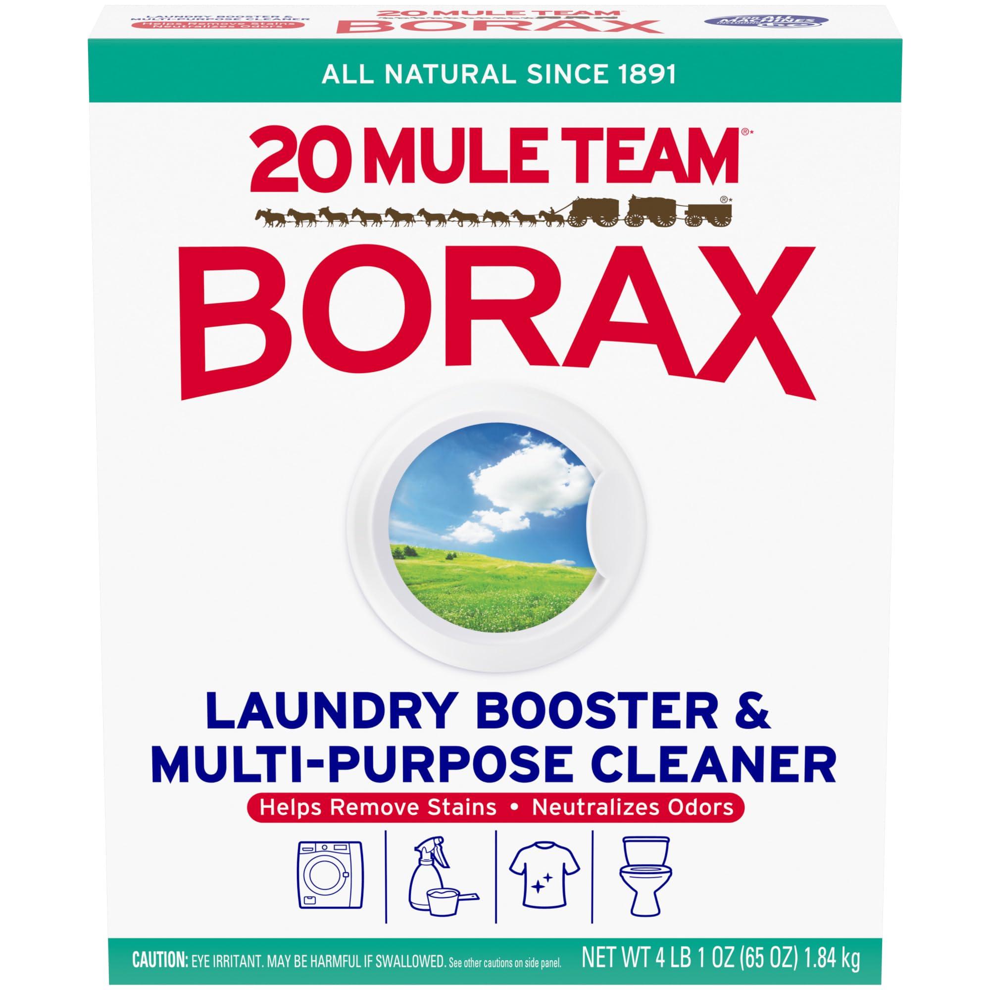 20 Mule Team Borax 20 Mule Team Detergent Booster, 65 Oz