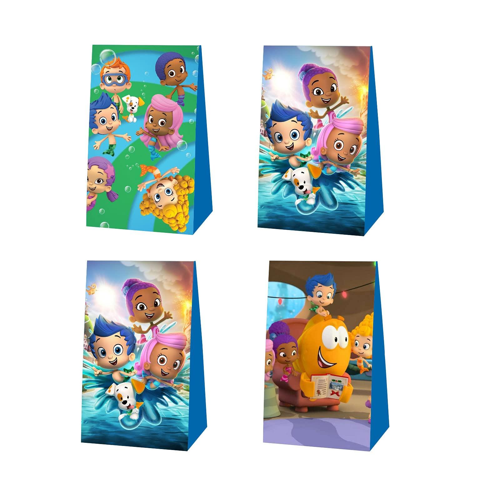 Palegg 12 Pack Bubble Guppies Party Bags Bubble Guppies Birthday Party Supplies Party Favors Bubble Guppies Goodie Bag Candy Bags