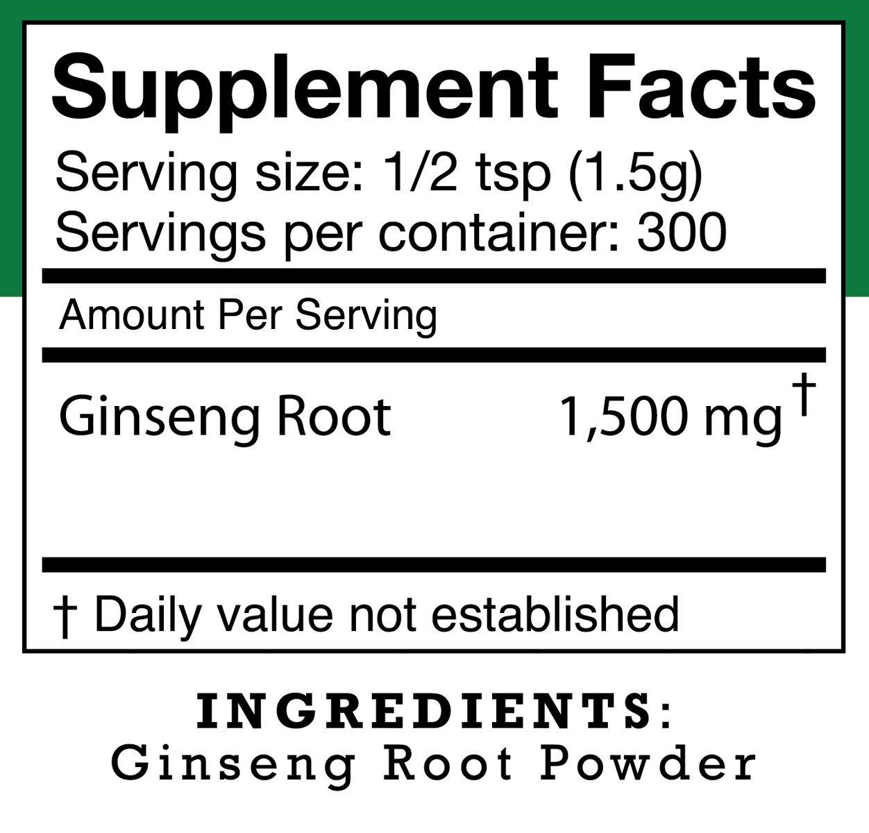 Stakich Stakich American Ginseng Root Powder - 1 Pound - Pure (1 Pound)