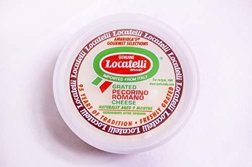 Locatelli Locatelli Grated Pecorino Romano, 8 Oz Cups (Pack Of 6)