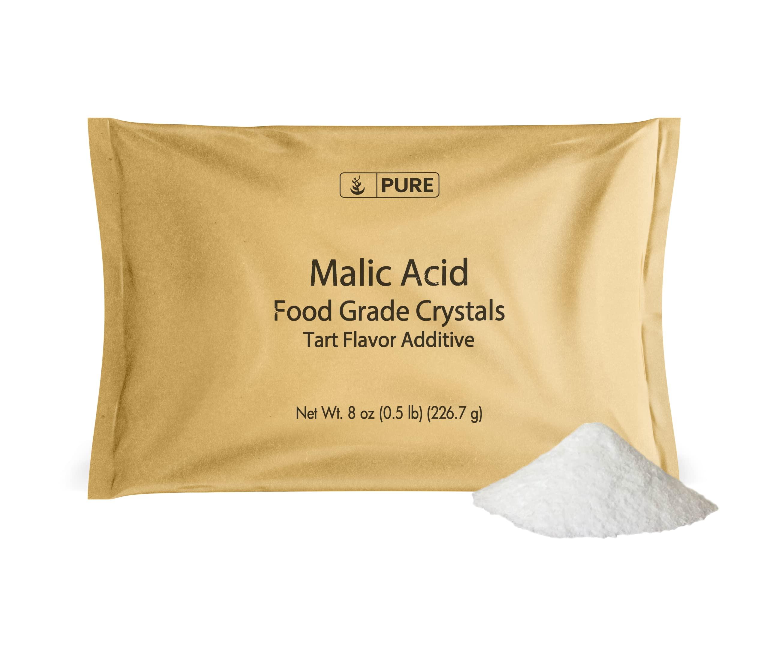 PURE ORIGINAL INGREDIENTS PURE ORIGINAL INGREDIENTS Malic Acid (8 oz) Food Grade Crystals, Tart Flavor