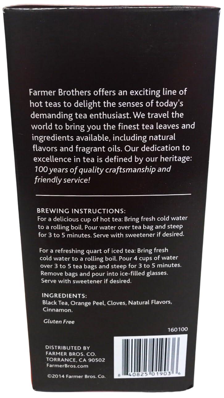 Farmer Brothers Farmer Brothers Orange Spice Black Tea, 25 bags by Farmer Brothers