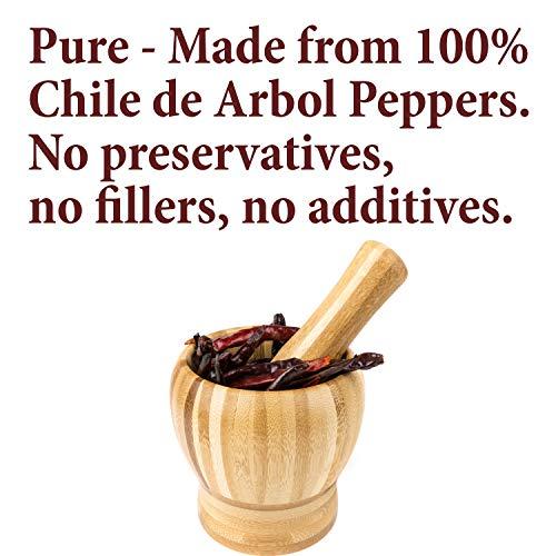 The Spice Way The Spice Way Chile De Arbol - Powder (4 oz) made from pure dried chilis, great for Mexican dishes