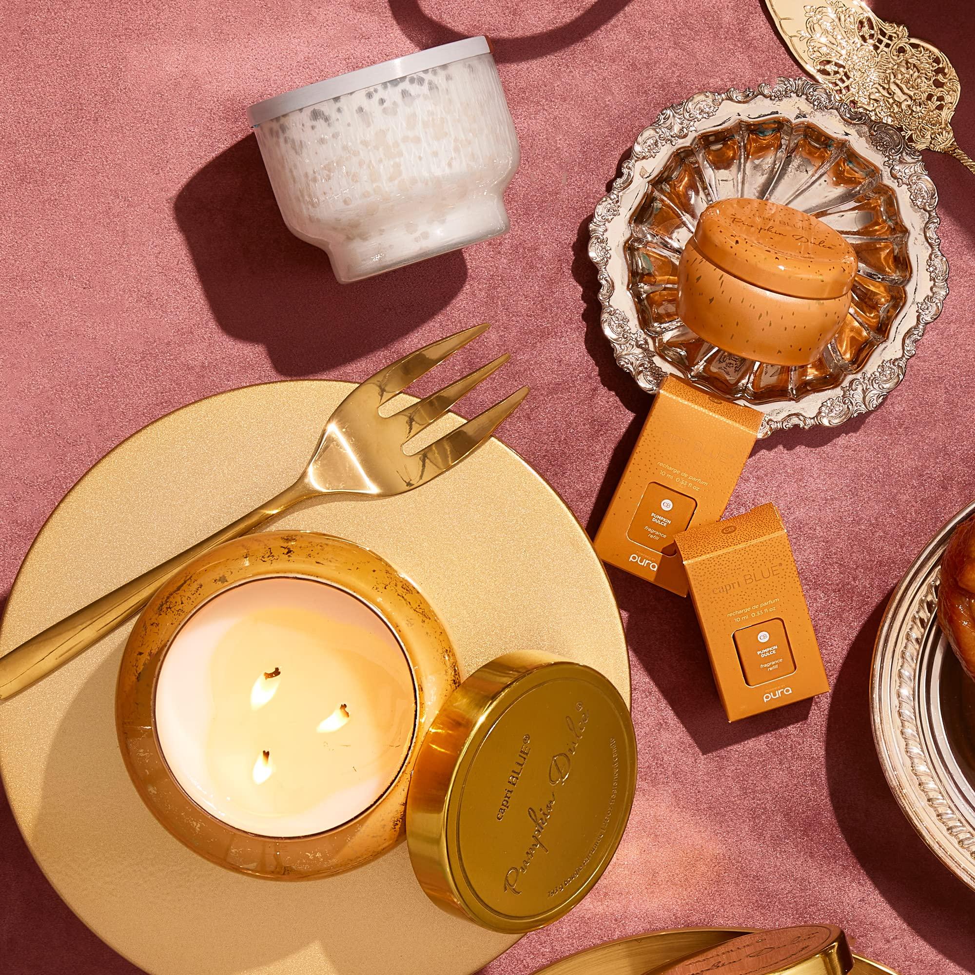 Capri Blue Capri Blue Pura Smart Home Plug-in Diffuser Refills  Includes 2 Capri Blue Pura Refills for Plug in Diffusers for Home - Long Lasting Luxury Scents - Pumpkin Dulce (Pack of 2)