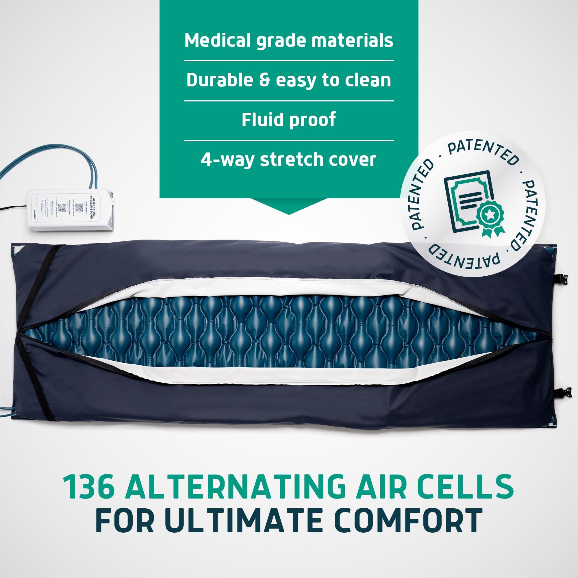 Lunderg Lunderg Bedsore Pillow + Alternating Air Pressure Pad for Recliner Chair - Bed Sore Prevention