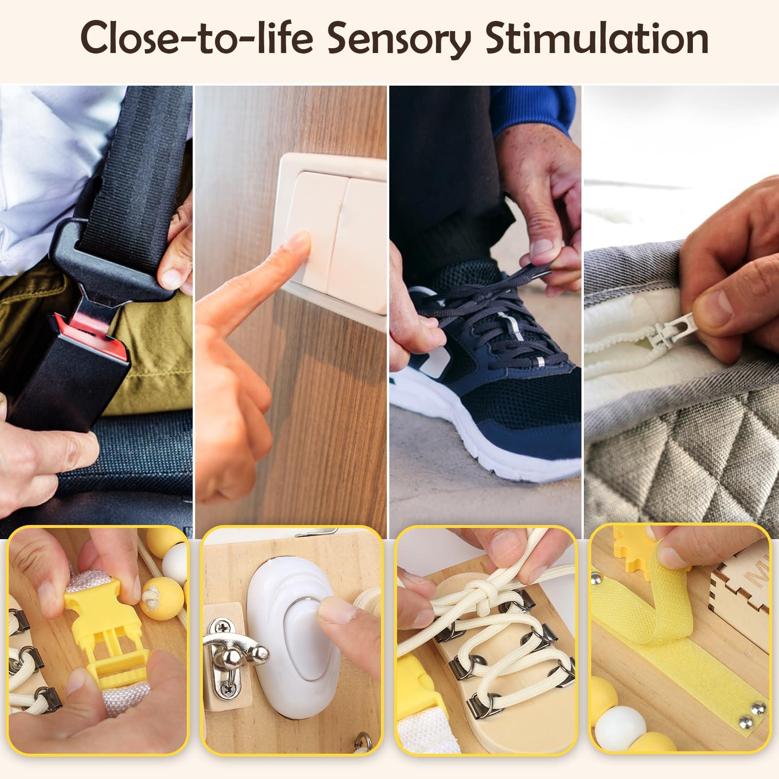 Joyreal Joyreal Fidget Busy Board for Adults with Dementia,Engaging Alzheimers Products & Dementia Activities for Seniors,Assistance Products Elderly Patients - Gift Toys for People with Alzheimers
