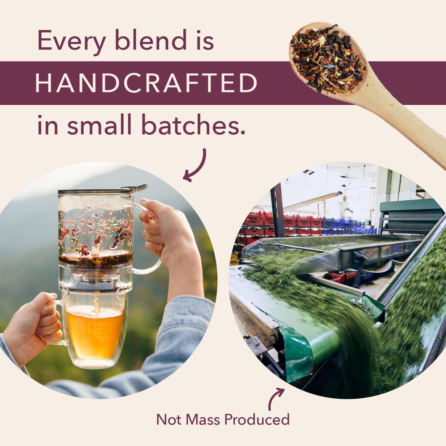 Plum Deluxe Plum Deluxe Variety Pack - Premium Loose Leaf Tea Sampler with Caffeine, Creme Brulee Earl Grey, Citrus Mint Green, Peaches & Cream Oolong, Pecan Black & Floral Black