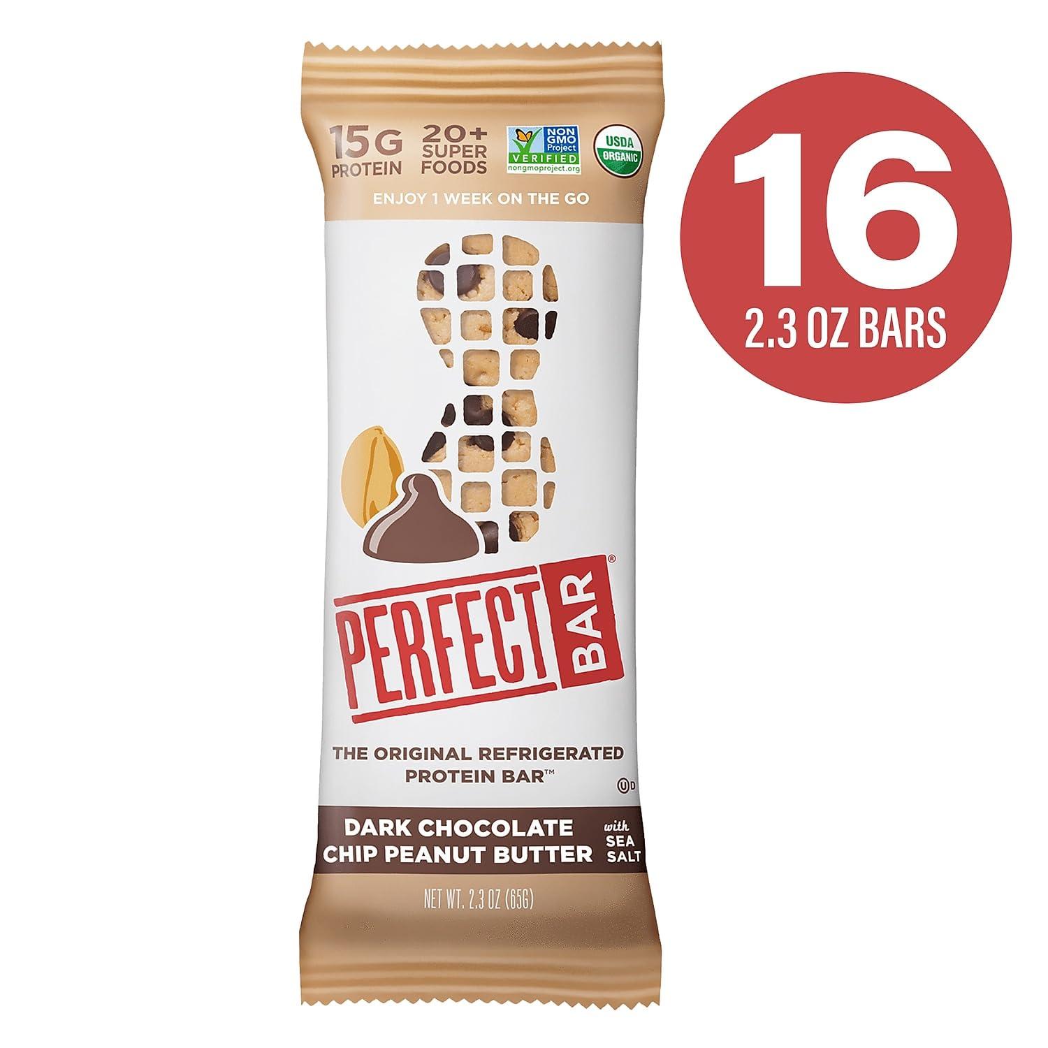 Perfect Foods Bar Perfect Peanut Butter Bar, 2.504 Ounce -- 16 per case.