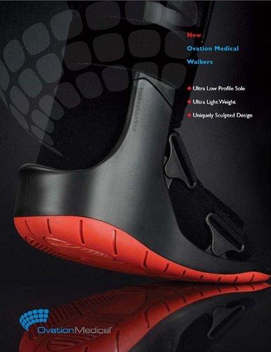 Ovation Medical Ovation Air Cam Walker Walking Boot (Small, Black Sole)