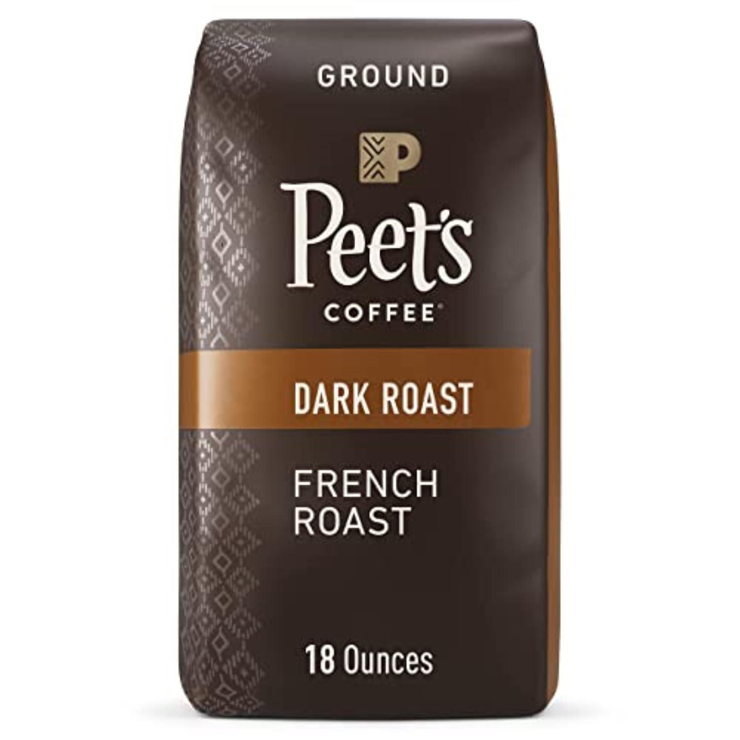 Peet\'s Coffee Peet\'s Coffee, Dark Roast Ground Coffee - French Roast 18 Ounce Bag