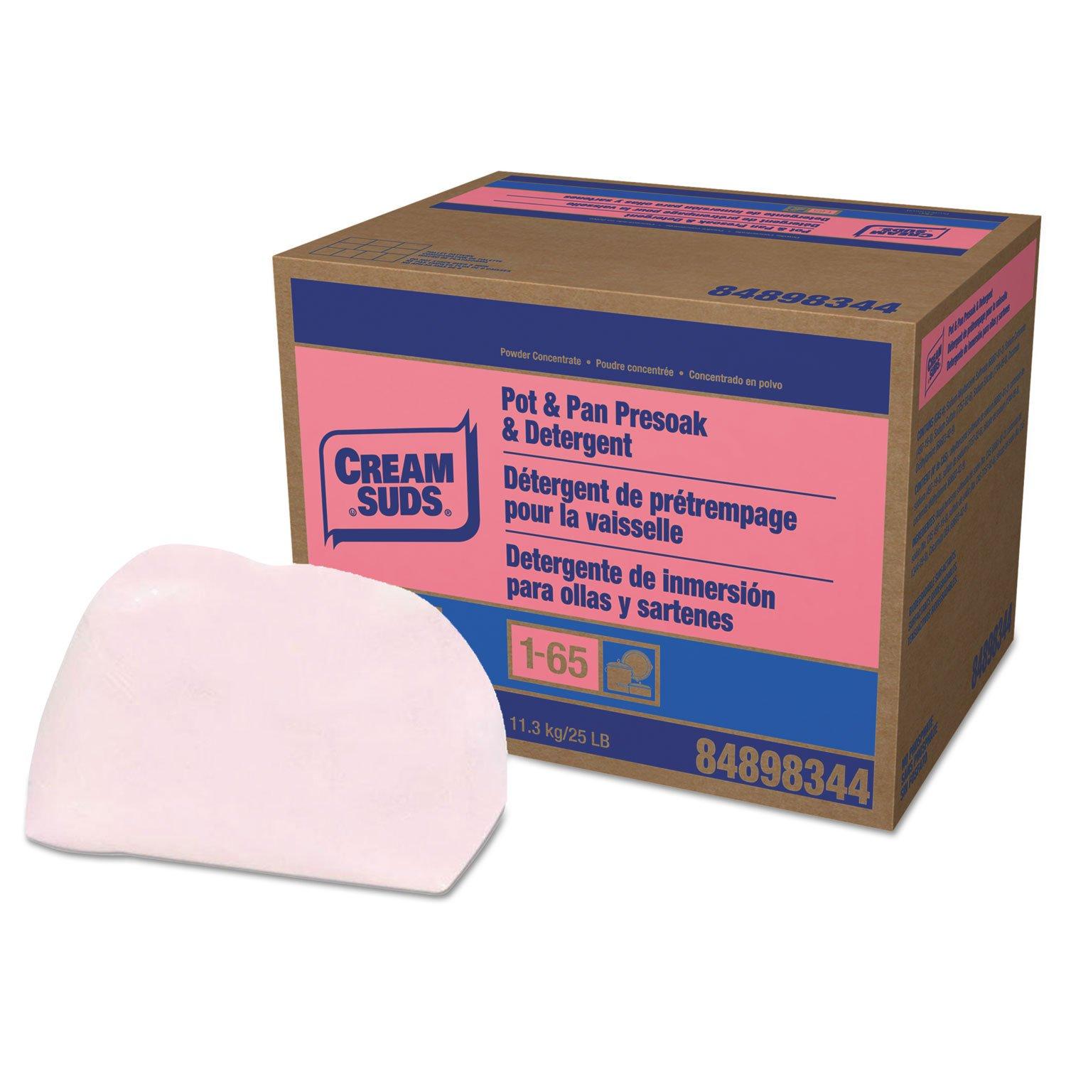 Cream Suds Cream Suds 02120 Manual Pot & Pan Detergent w/o Phosphate Baby Powder Scent Powder 25 lb. Box