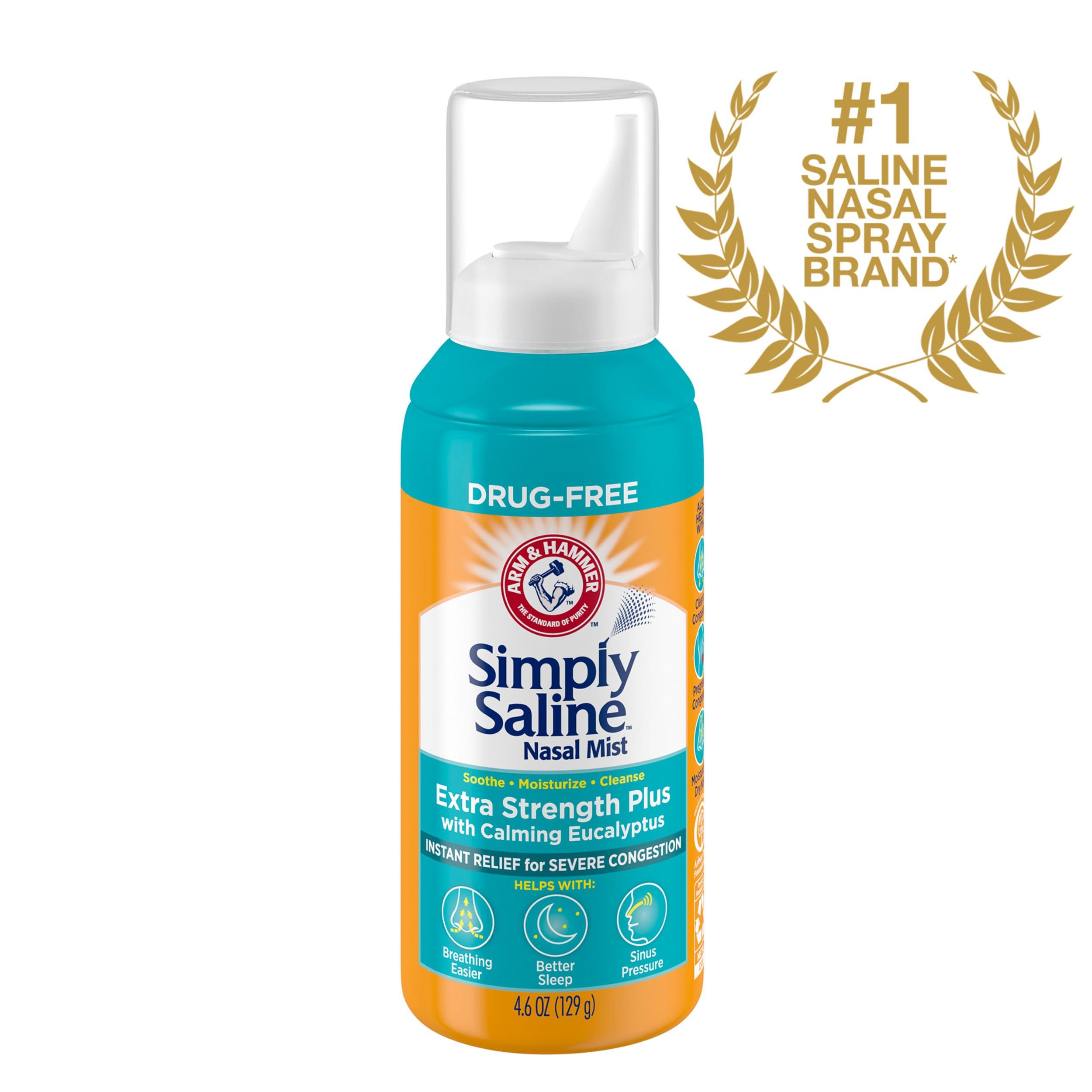 Simply Saline Arm & Hammer Simply Saline Adult Nasal Mist Extra Strength Plus w/Eucalyptus