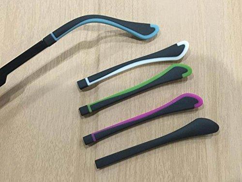 Black Temptation 1 Pair Glasses Temple End Tips Eyeglass Temple Tip Replacement, White