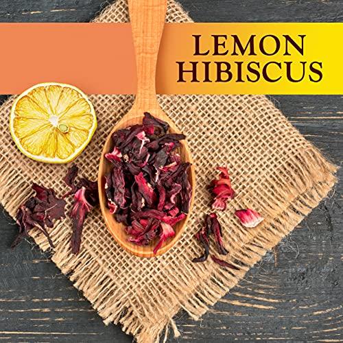 Constellation Tea Constellation Tea Lemon Hibiscus Tea Pods Compatible with K Cup Brewers Including 2.0, (Lemon Burst) 40 Count