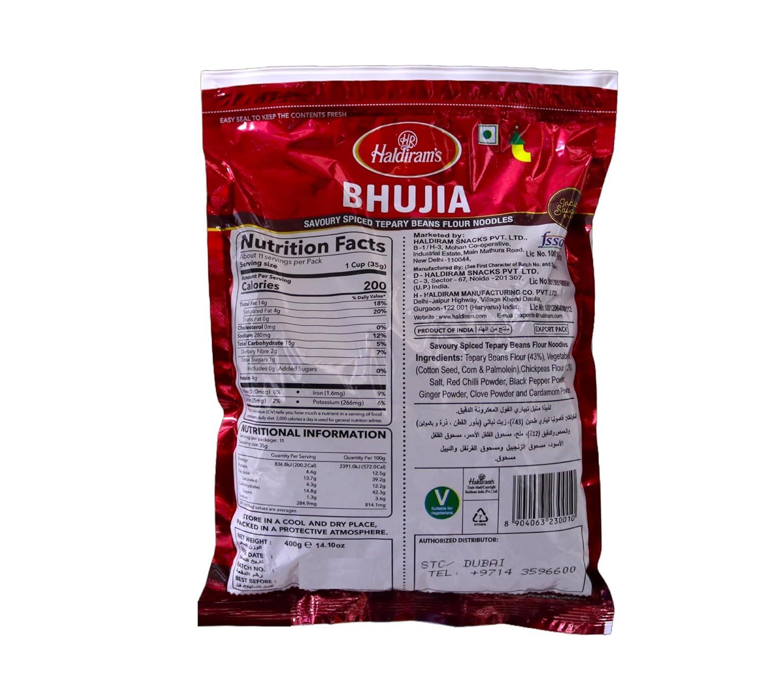 NineLife Basics Haldiram's Bhujia, Pack of 2, 400G