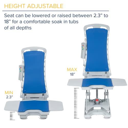 Drive Medical Drive Medical 477150312 Whisper Bath Lift Chair, Blue