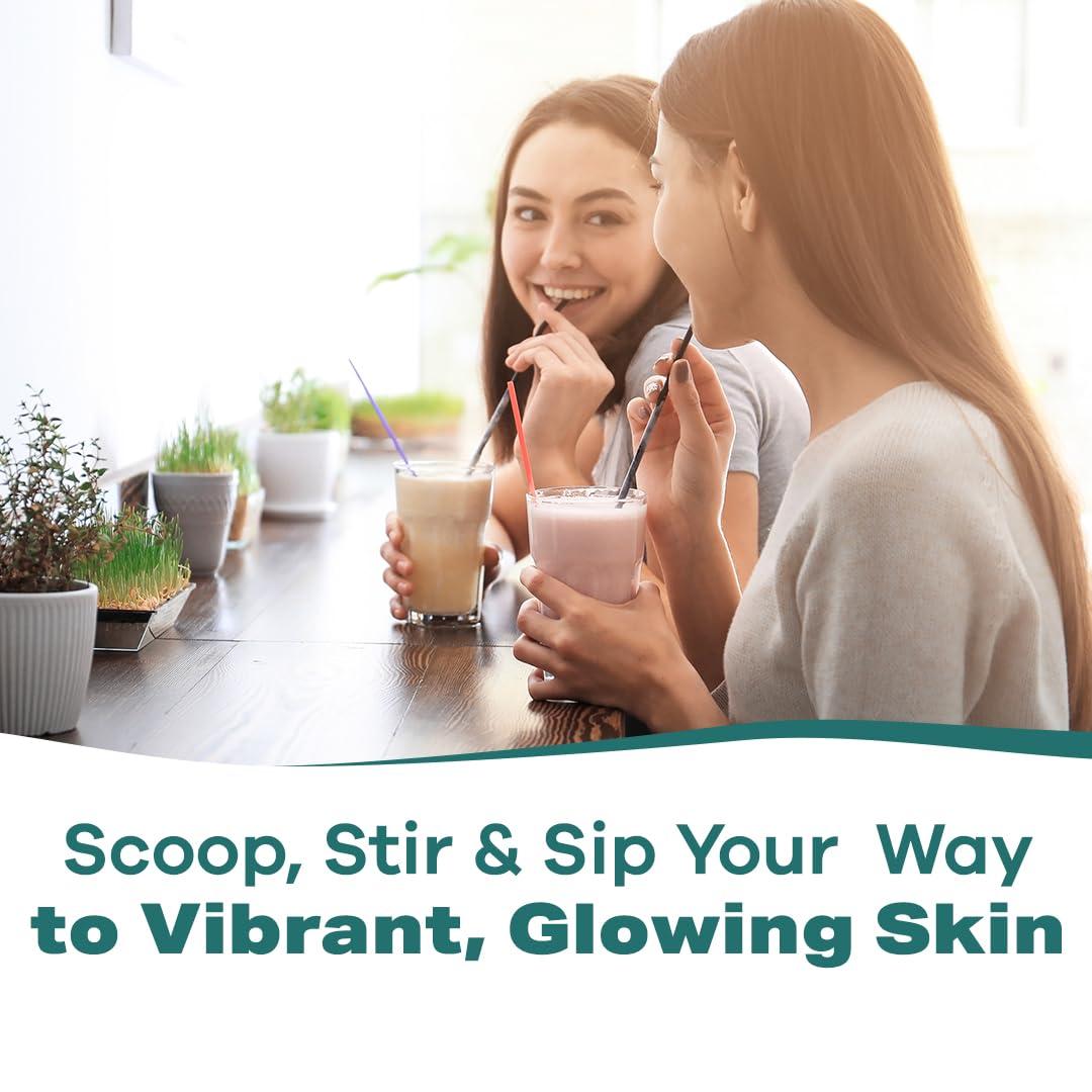 GOBIOTIX GOBIOTIX Collagen Powder Supplement with Probiotics - Hydrolyzed Protein Collagen Powder for Women - Hair Skin and Nails, Joint and Digestive Health - Collagen Peptides Type I and III - 30 Servings