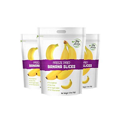 Big Green Organic Food Big Green Organic Food- Freeze-Dried Banana, Healthy Snacks, Natural Flavor (6)