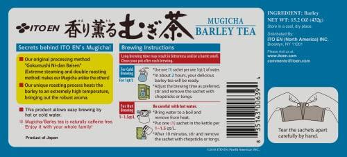 Ito En Ito En Mugicha Roasted Barley Tea, 54 Count Tea Bags, Caffeine Free