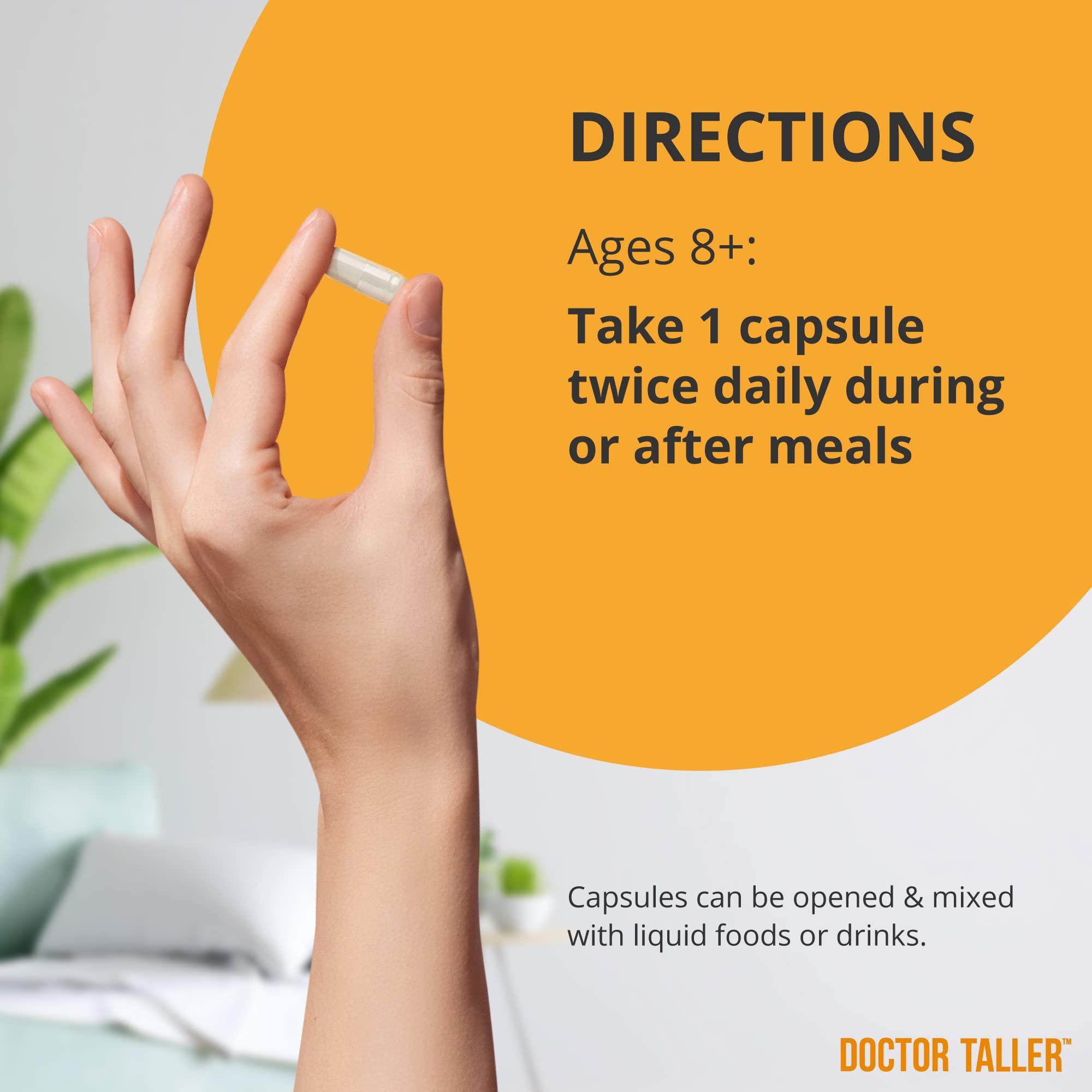 NuBest NuBest Doctor Taller - Height Growth Formula - Supports Height Growth and Immunity - Keto with Calcium, Vitamin D3, Vitamin K2, Amino Acids & Herbs for Children (8+) - 6 Pack | 6 Month Supply