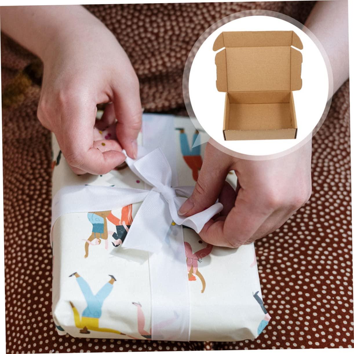 SUPVOX 15pcs Box Kraft Paper Box Bulk Fresh Flowers White Cardboard in Bulk White Mailbox Bulk Items for Maid of Honor Christmas Corrugated Paper Bridesmaid Cardboard Box