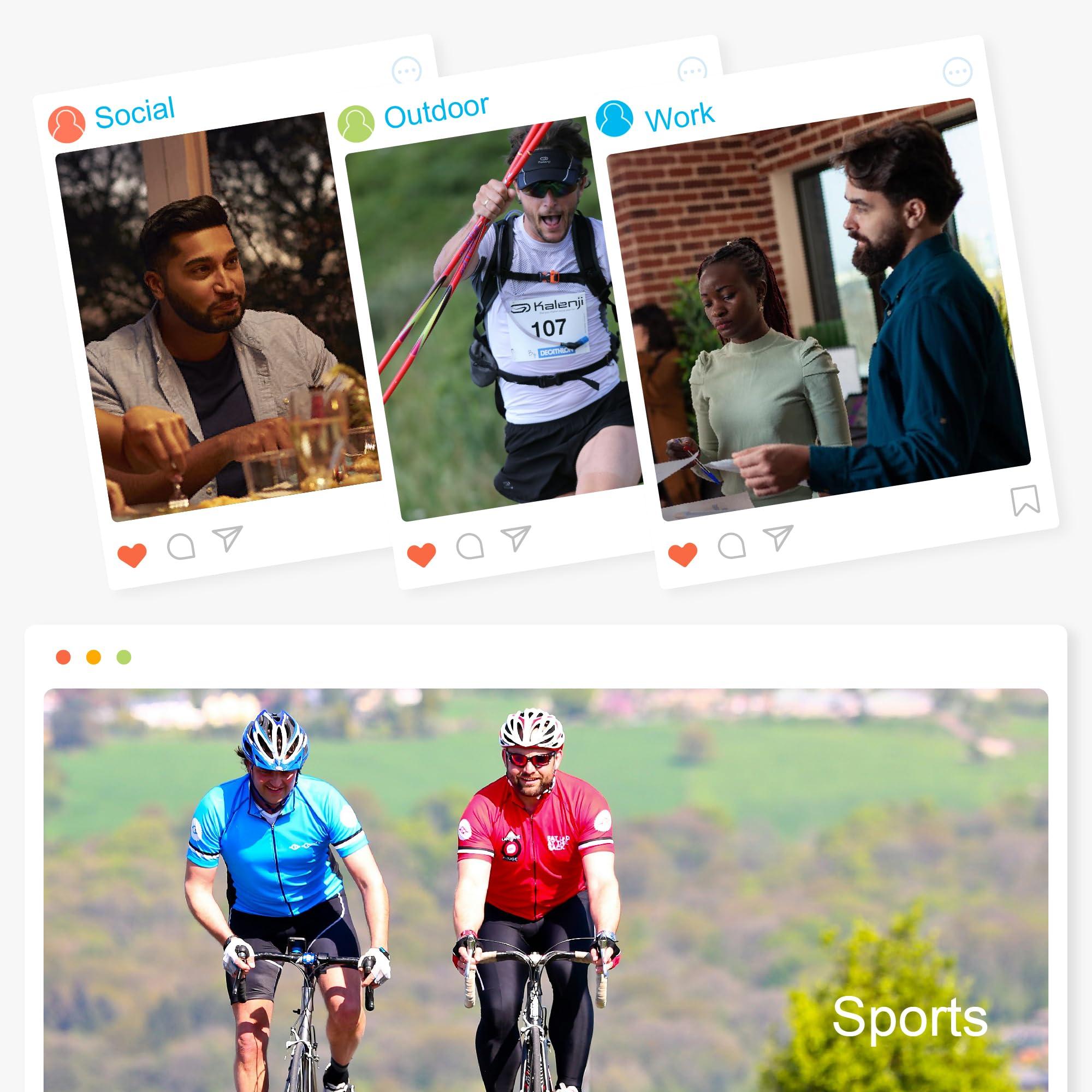 IRISMORII RISMORII Mens Leakproof Underwear Washable Adult Bladder Protection Incontinence Absorbent Trunk 60 ML Absorbency (Dark Blue L)