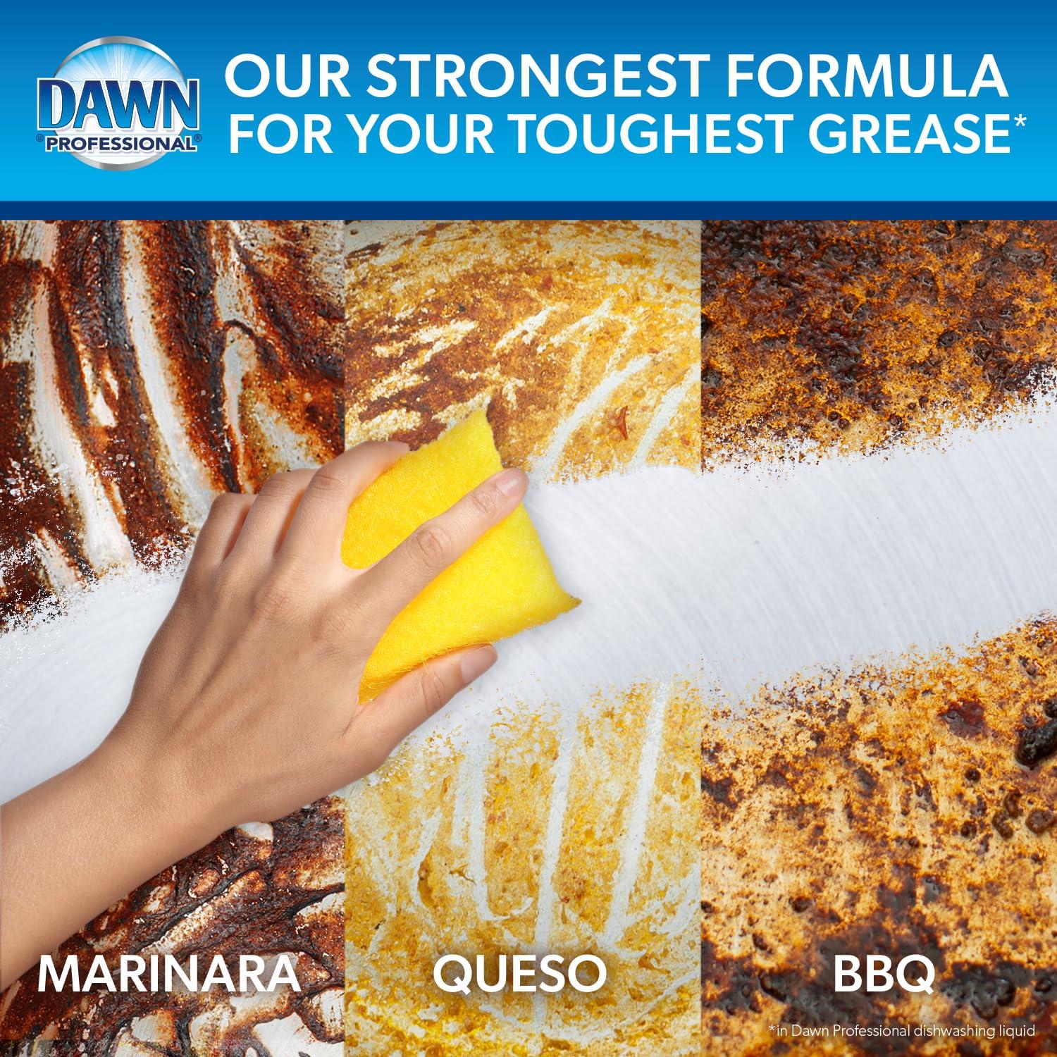 Dawn Professional Dawn Professional Heavy Duty Manual Pot and Pan Dish Soap Detergent, 1 Gallon (Case of 4)