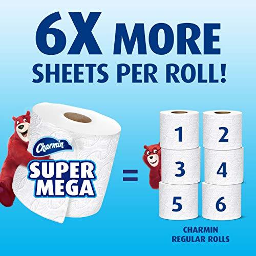 Charmin Charmin Ultra Strong Toilet Paper, Super Mega Roll, 8 Count of 426 2-Ply Sheets Per Roll