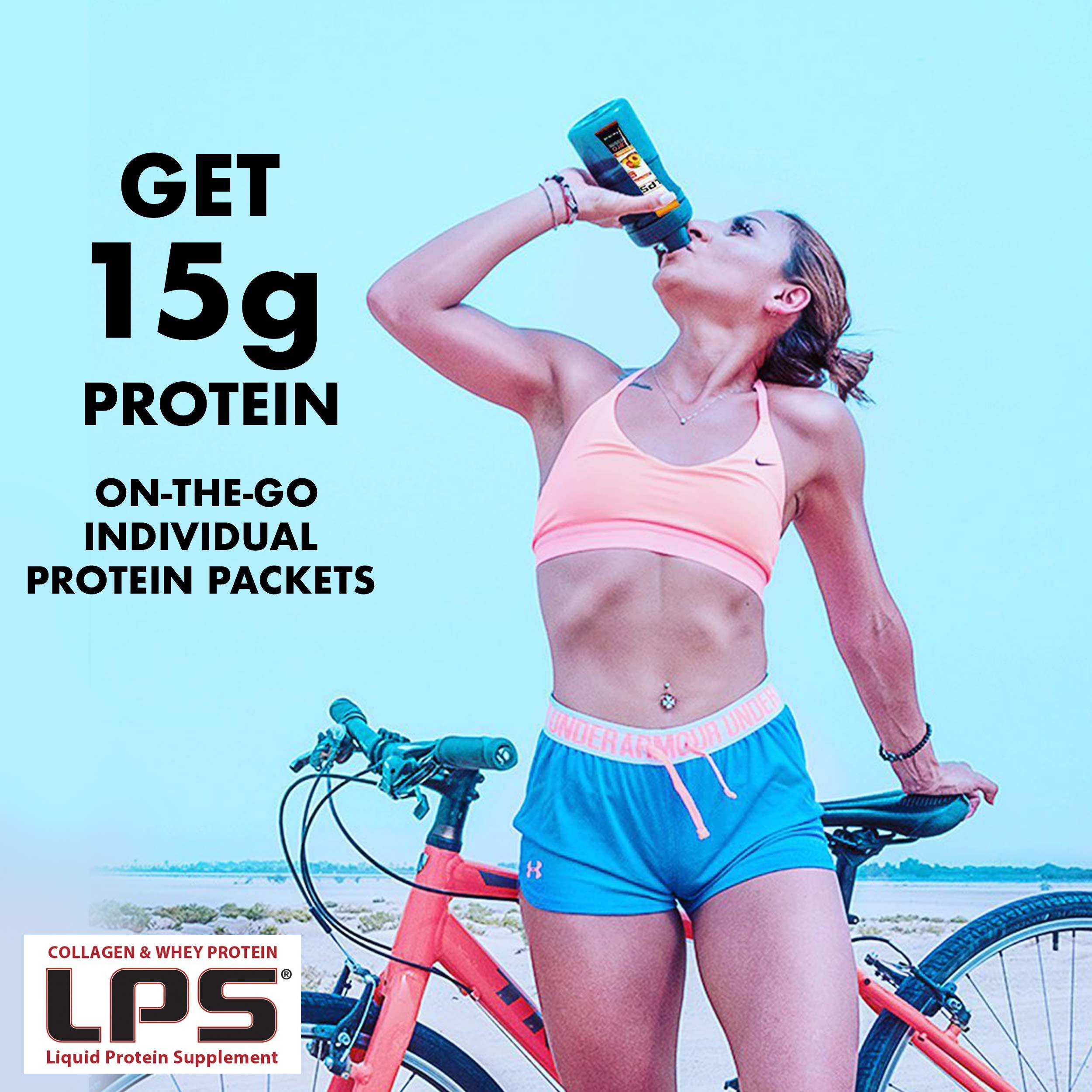 NUTRITIONAL DESIGNS ND LABS, INC SINCE 1986 Nutritional Designs LPS Liquid Collagen & Whey Protein Supplement - Non-GMO Drink, Sugar-Free - Promotes Healthy Skin & Hair for Men & Women, Single Serve (Variety Box, 30)