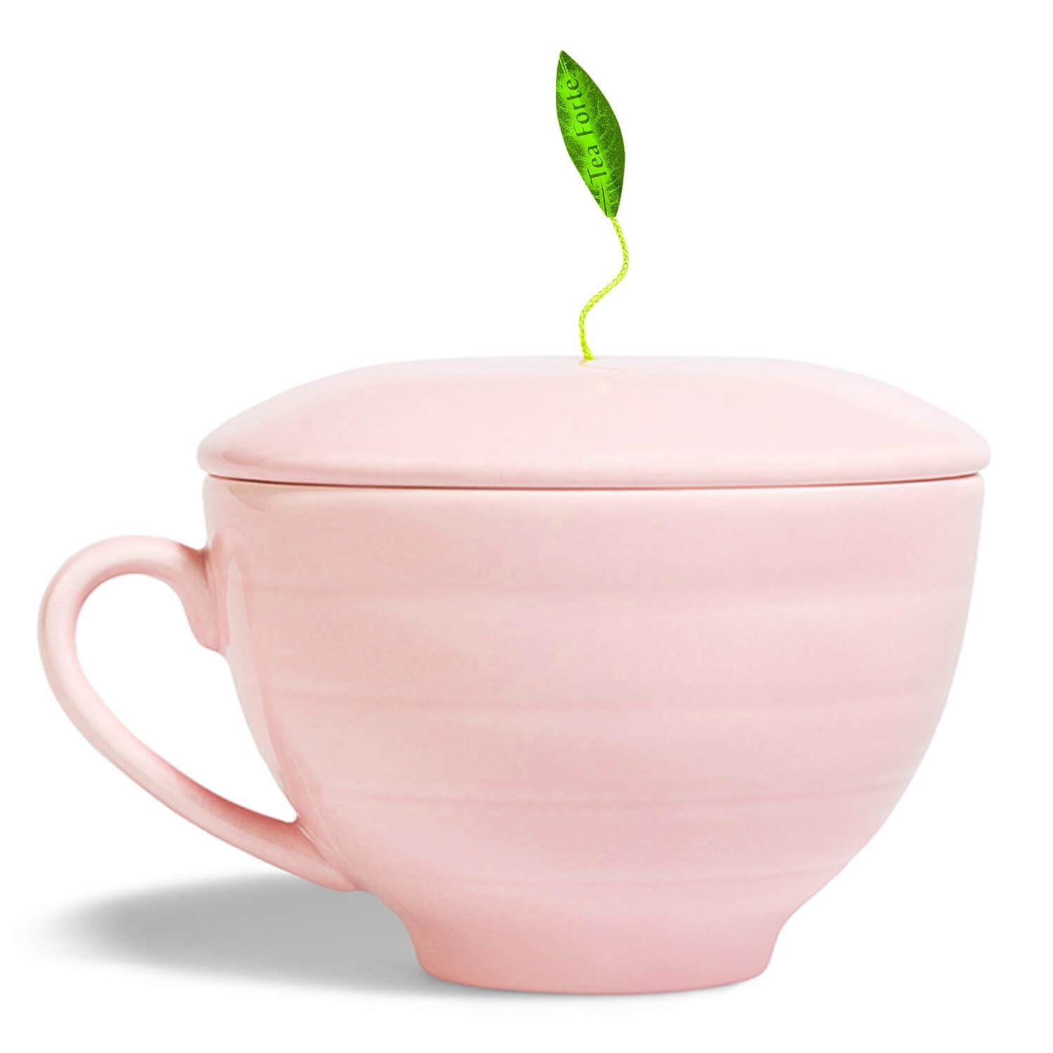 Tea Forte Tea Forte Mariposa Gift Set with Cafe Cup, Tea Tray and 10 Handcrafted Pyramid Tea Infuser Bags