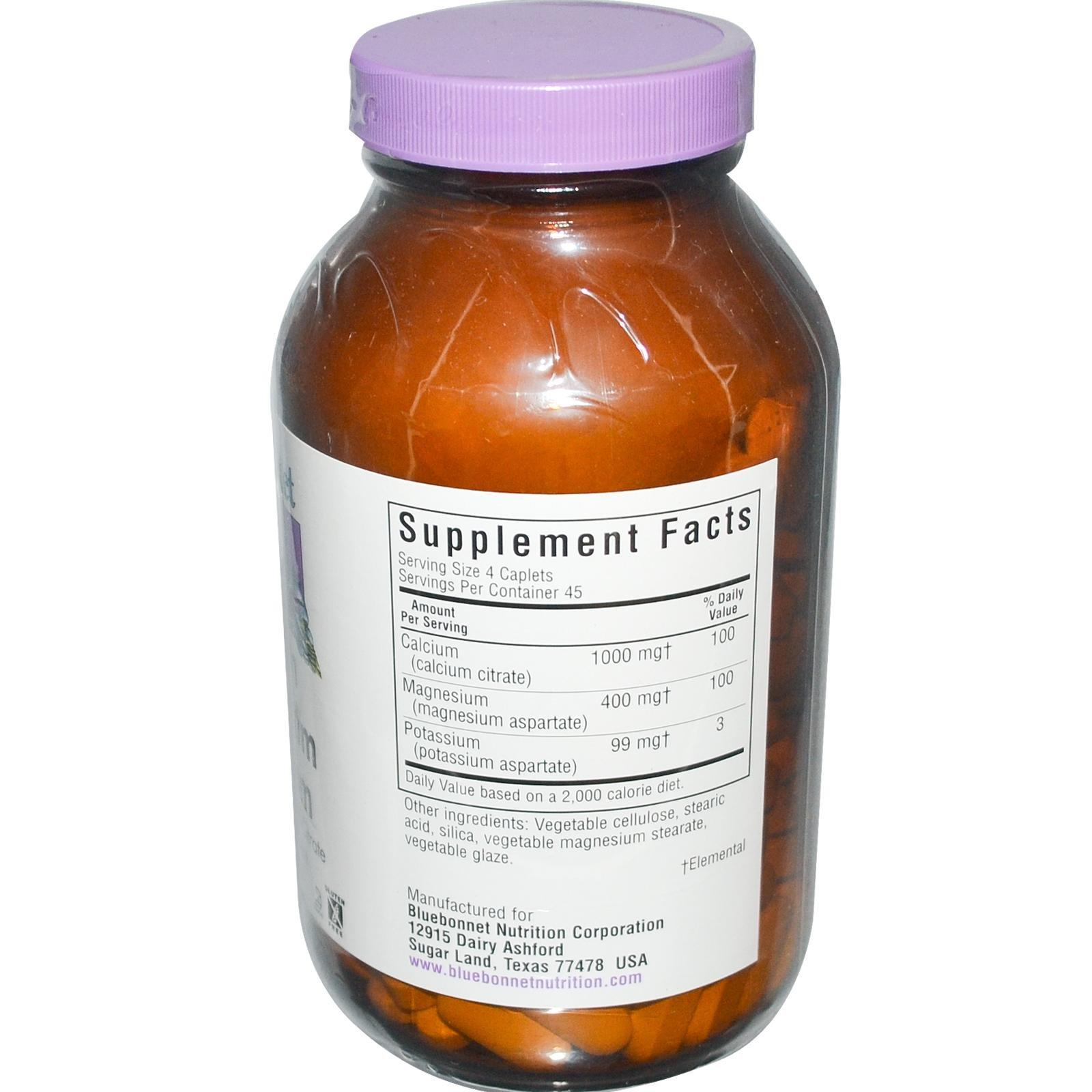 Bluebonnet Bluebonnet Calcium Citrate Magnesium Potassium - 180 Caplets