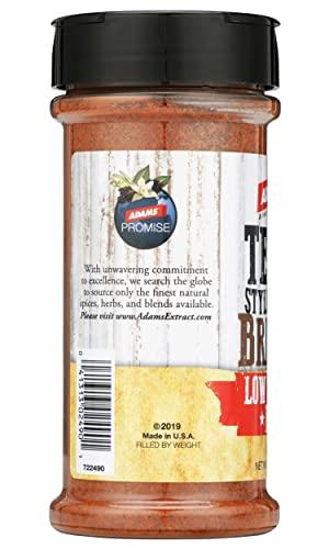 Adams Extract Adams Texas Style Smoked Brisket Low N’ Slow Rub, 9.89 Ounce Bottle (Pack of 3)