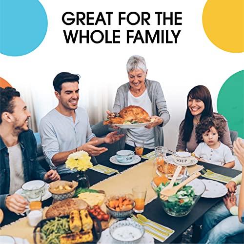 Exquisite Disposable Gold Plastic Forks 50 Pcs - Heavy Duty Gold Plastic Disposable Cutlery - Gold Disposable Flatware, Gold Plastic Silverware, Plastic Forks Gold Exquisite